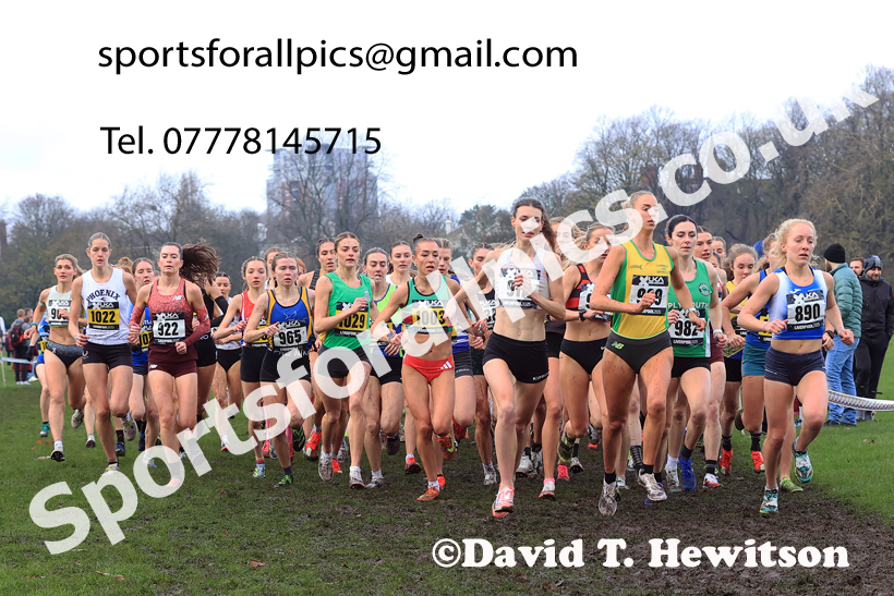 Senior Womens and Under-23s 2025 Liverpool Cross Challenge, Sefton Park, Saturday, November 22th. Photo: David T. Hewitson/Sports for All Pics